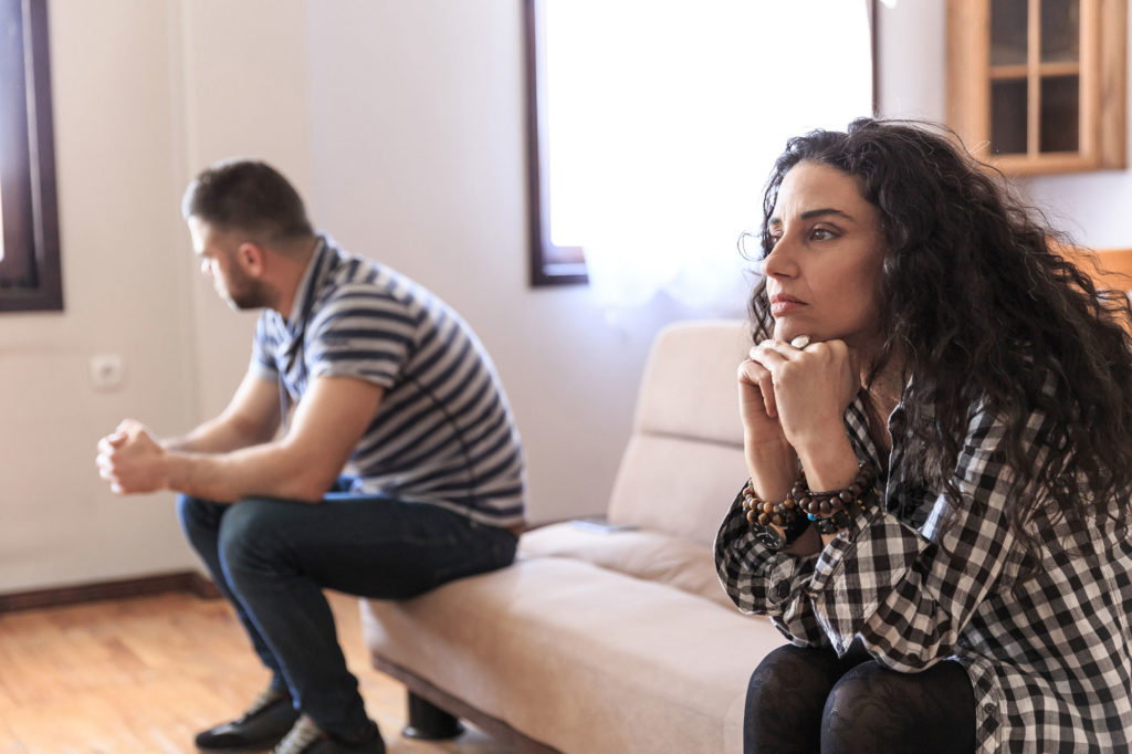 Couple separating fighting counselling