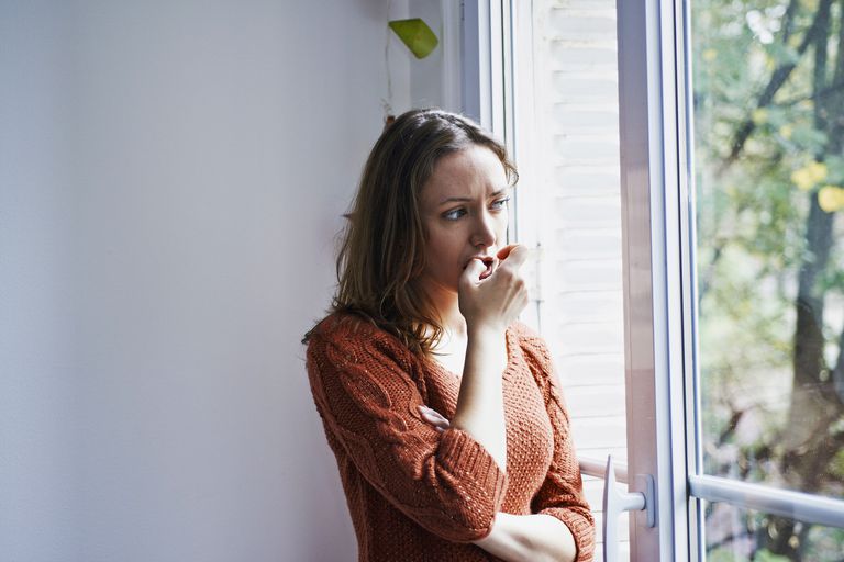 anxious woman