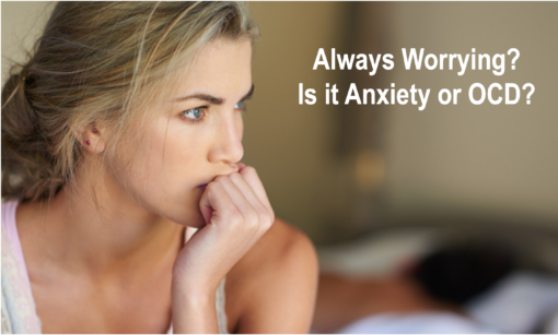 anxiety OCD difference worrying