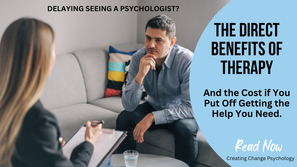 direct benefits of therapy seeing a psychologist sydney