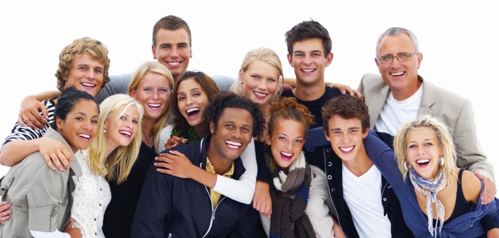 Group Uni Students with Teacher